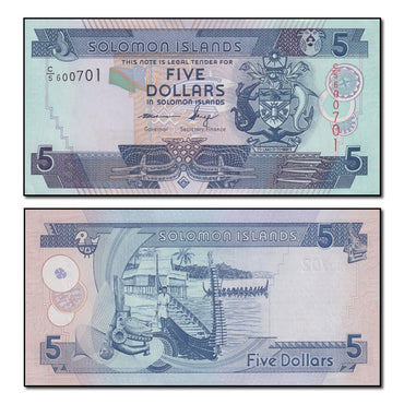 Solomon Islands (2004-2018) 5 Dollars P.26 CFU