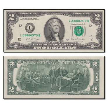 United States of America (USA) 2017a 2 Dollars P.545 CFU