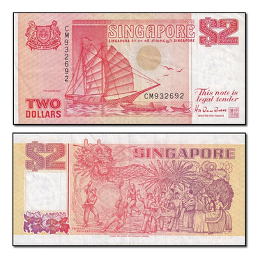 Singapore 1990 $2 P.27 EF-nUNC #2333