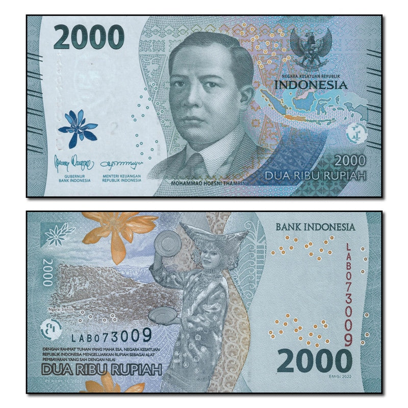 Indonesia 2022 2000 Rupiah P.163 CFU