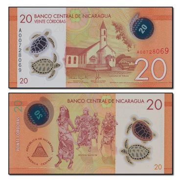 Nicaragua 2014-2022 20 Cordobas P.210 CFU