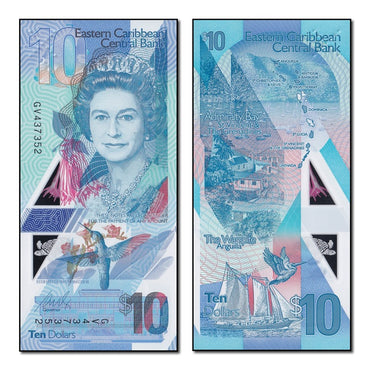 East Caribbean States (2019) 10 Dollars P.57 CFU