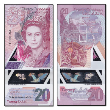 East Caribbean States (2019) 20 Dollars P.58 CFU
