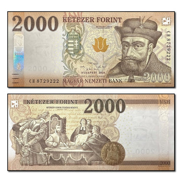 Hungary 2020 2000 Forint P.204 CFU #2571