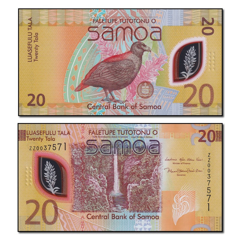 Samoa 2023 20 Tala 'ZZ' Prefix P.49r CFU