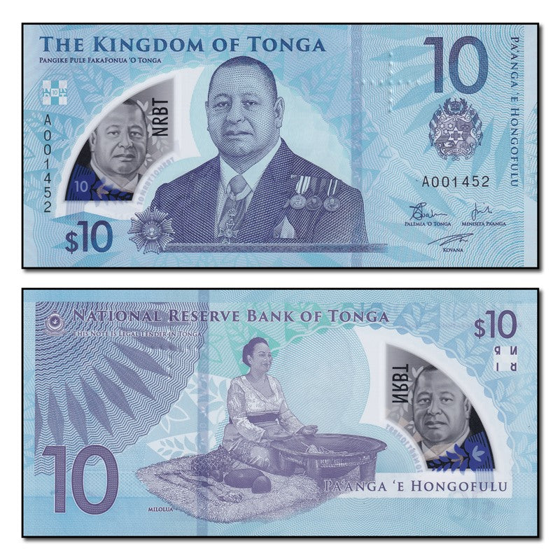 Tonga 2023 10 Pa'anga P.52 CFU