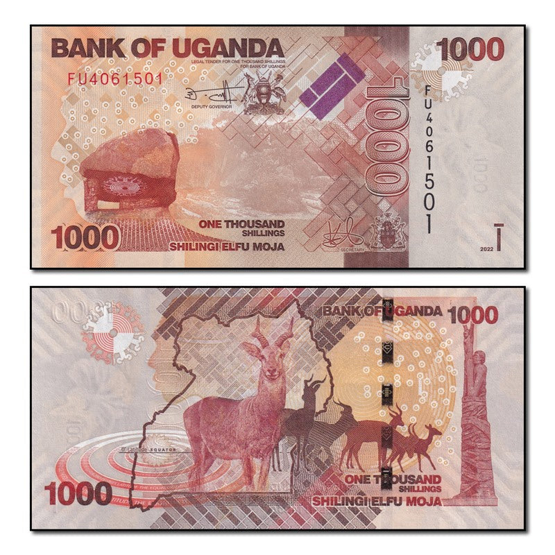 Uganda 2022 1000 Shillings P.49 CFU