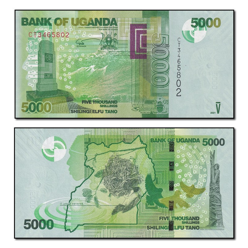 Uganda 2021 5000 Shillings P.51 CFU