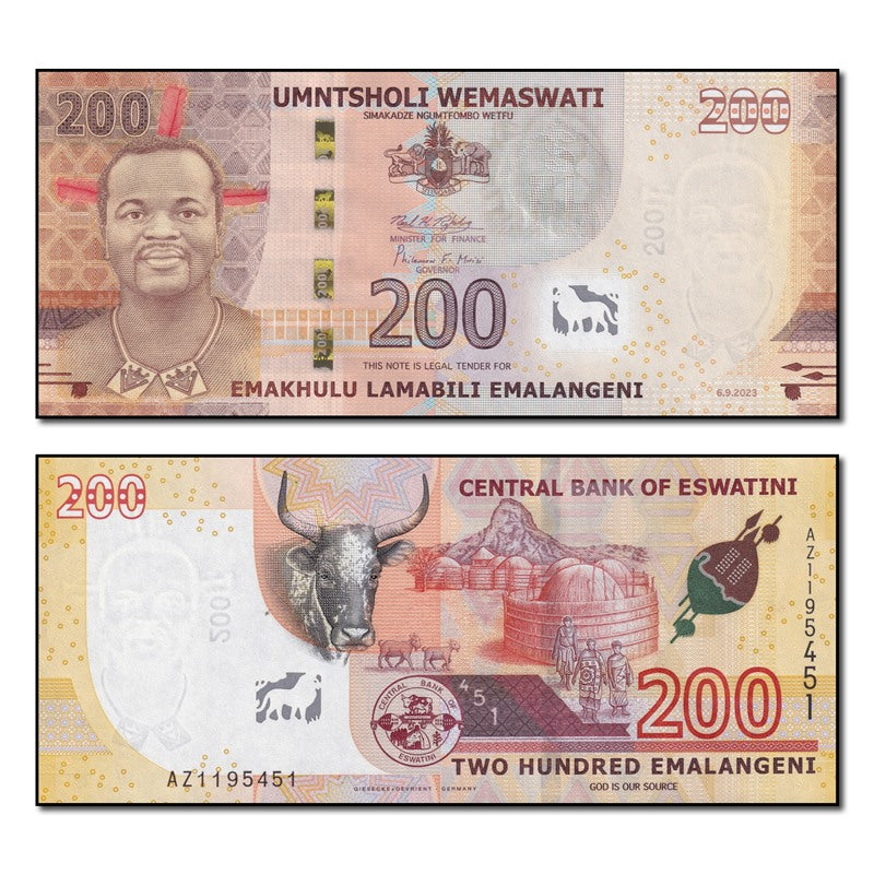 Eswatini 2023 200 Emalangeni P.45 CFU