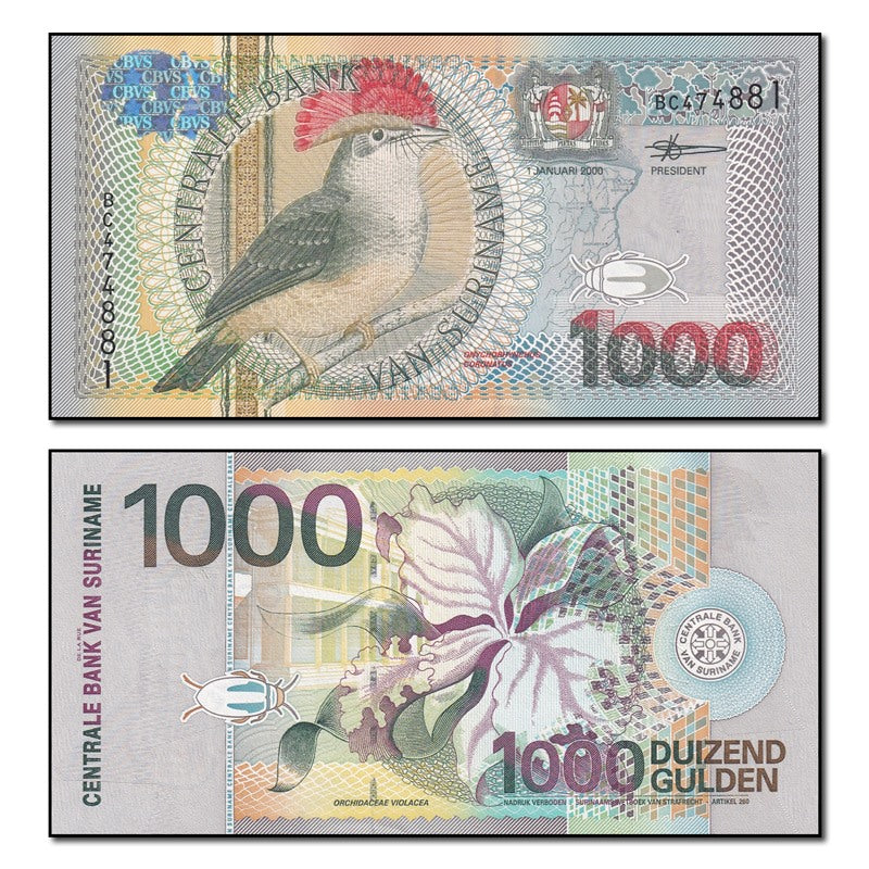 Suriname 2000 1000 Gulden P.151 CFU