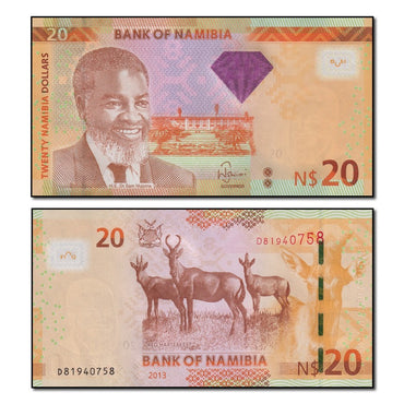 Namibia 2013 20 Nam. Dollars P.12