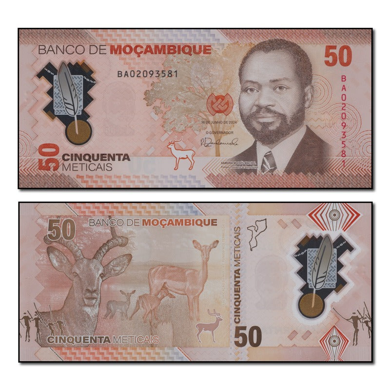 Mozambique 2024 50 Meticais CFU