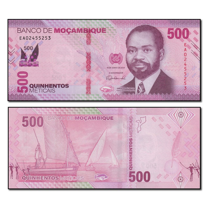 Mozambique 2024 500 Meticais CFU