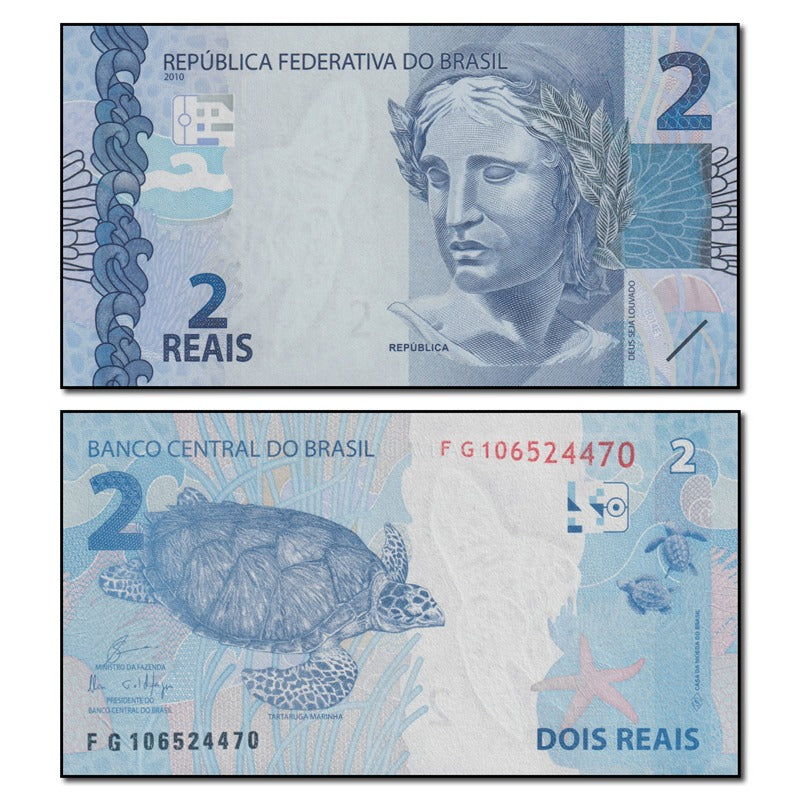 Brazil 2010 2 Reais P.252g CFU