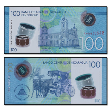 Nicaragua 2021 100 Cordobas P.212b CFU