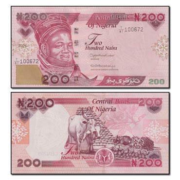 Nigeria 2024 200 Naira P.47e CFU