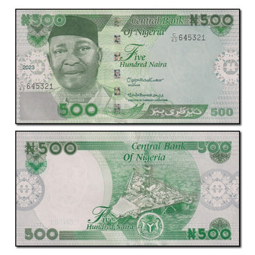 Nigeria 2023 500 Naira P.48c CFU
