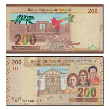 Bolivia (2018) 200 Bolivianos P.252 CFU