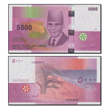 Comores 2006 5000 Francs P.18a CFU