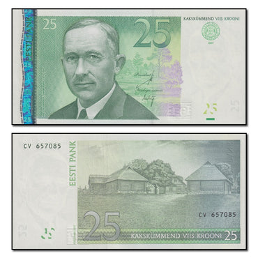 Estonia 2007 25 Krooni P.87 CFU