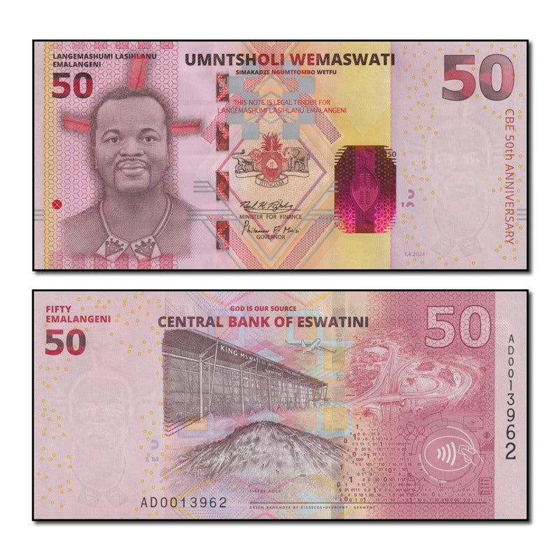 Eswatini 2024 50 Emalangeni P.46 CFU