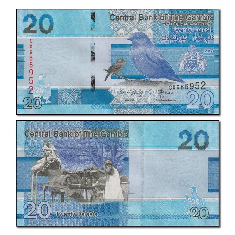 Gambia 2023 20 Dalasis P.39 CFU