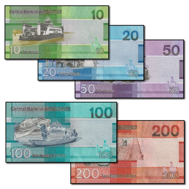 Gambia 2023 10-200 Dalasis Set of 5 CFU