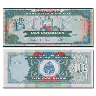 Haiti 2000 10 Gourdes P.265 CFU