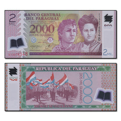 Paraguay 2008-2023 2000 Guaranies P.228 CFU