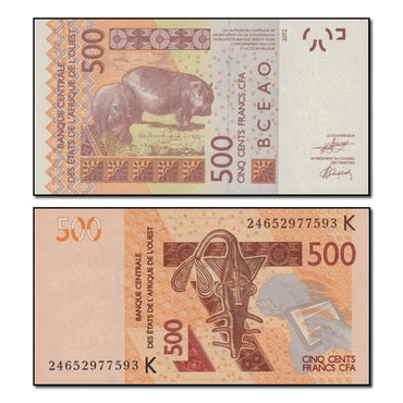 West African States 2024 500 Francs P.719k CFU