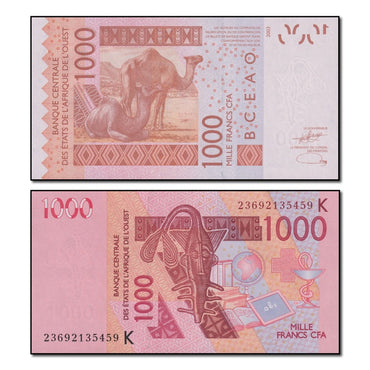 West African States 2023 1000 Francs P.715k CFU