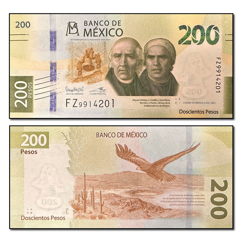 Mexico 2023 200 Pesos P.131a CFU