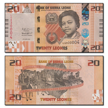 Sierra Leone 2022 20 Leones P.38 CFU