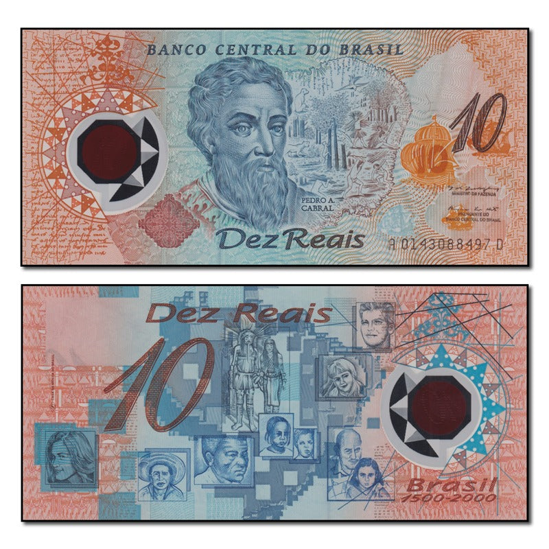Brazil 2000 10 Reais P.248 CFU