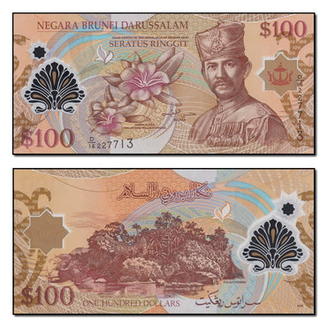 Brunei 2004-2013 100 Ringgit P.29 CFU