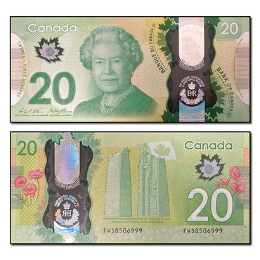 Canada 2015 20 Dollars P.111 CFU