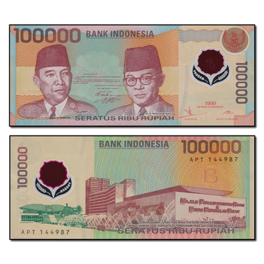 Indonesia 1999 100,000 Rupiah P.140 CFU