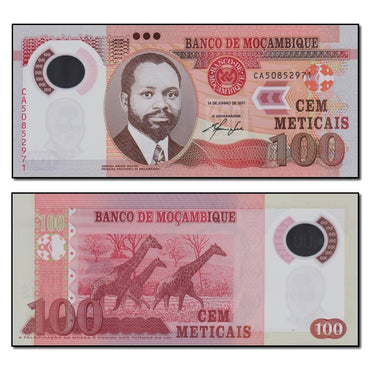 Mozambique 2011-2017 100 Meticais P.151 CFU
