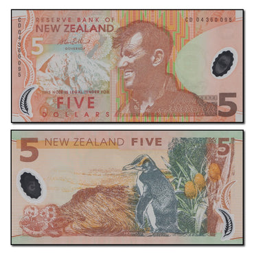 New Zealand 2004 5 Dollars P.185b CFU