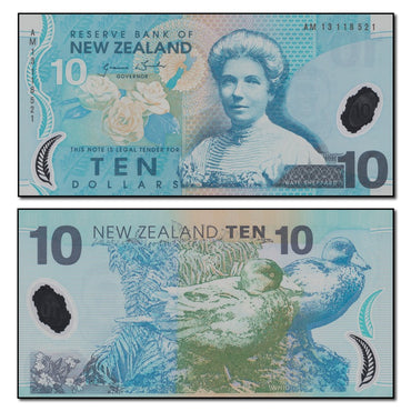 New Zealand 2013 10 Dollars P.186c CFU