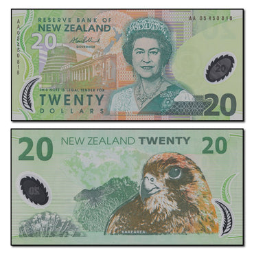 New Zealand 2005 20 Dollars P.187b CFU
