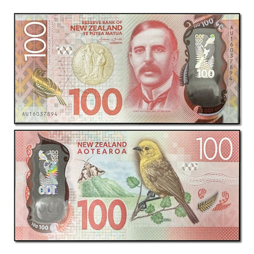 New Zealand 2016 100 Dollars P.195 CFU