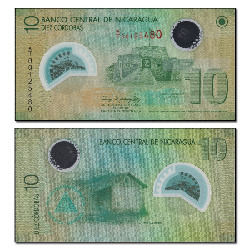 Nicaragua 2007 10 Cordobas P.201 CFU