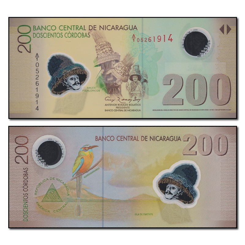 Nicaragua 2007 200 Cordobas P.205 CFU