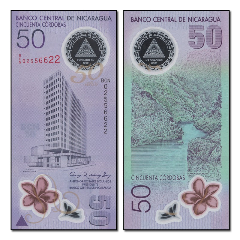 Nicaragua 2009 50 Cordobas P.207 CFU
