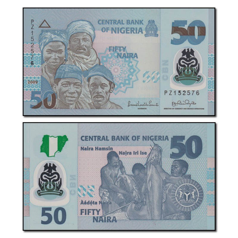 Nigeria 2009-2025 50 Naira P.40 CFU