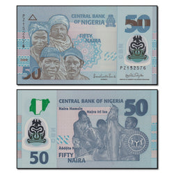 Nigeria 2009-2025 50 Naira P.40 CFU