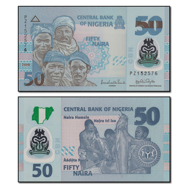Nigeria 2009-2025 50 Naira P.40 CFU