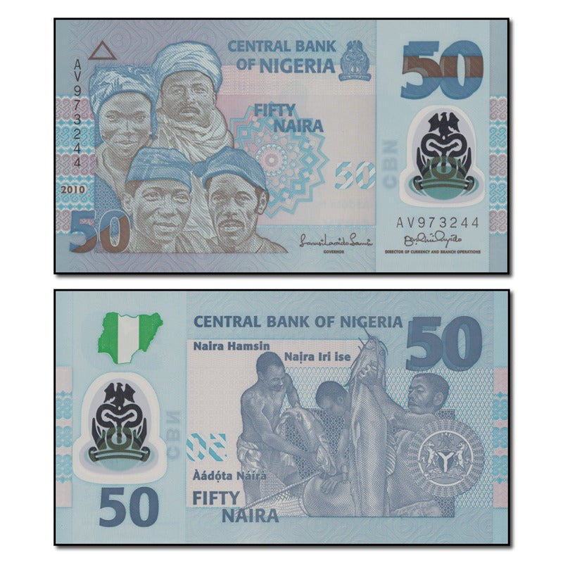 Nigeria 2009-2025 50 Naira P.40 CFU