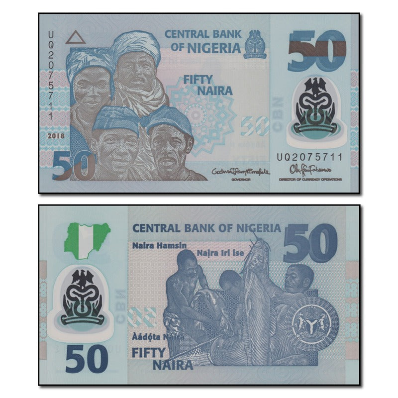 Nigeria 2009-2025 50 Naira P.40 CFU